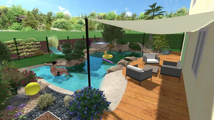 Plan 3D piscine Dijon