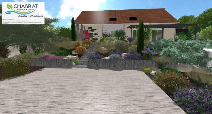 Projet 3D jardin Dijon