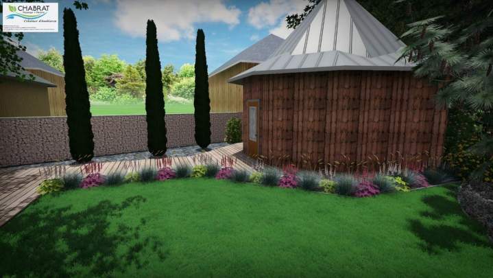 Projet 3D espace vert Dijon