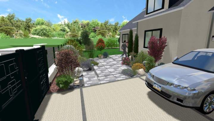 Projet 3D jardin Dijon