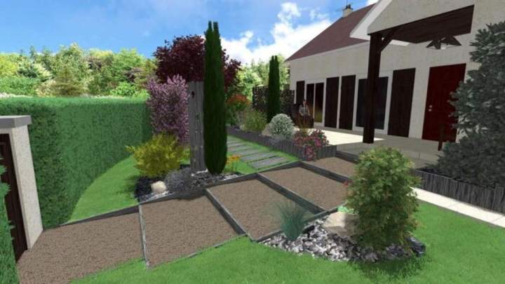 Plan de jardin 3D
