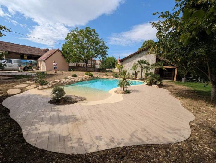 Création de bassin de jardin Dijon