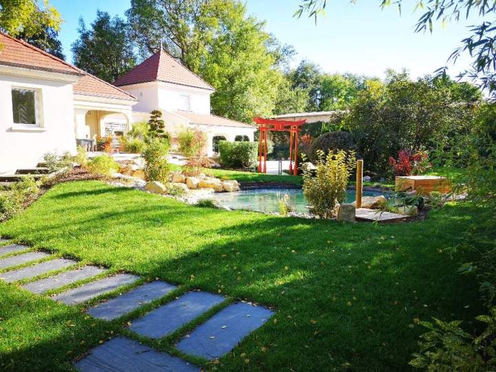 Création de bassin de jardin Dijon