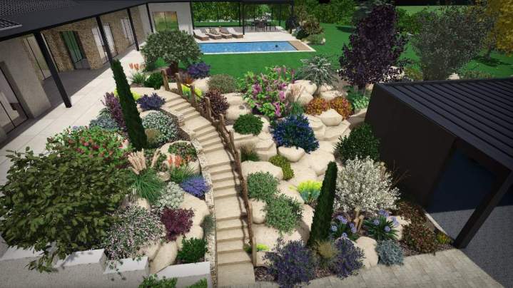 Plan de jardin 3D